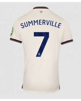 West Ham United Crysencio Summerville #7 Maglia Gara Trasferta Repliche 2025-26 Maniche Corte